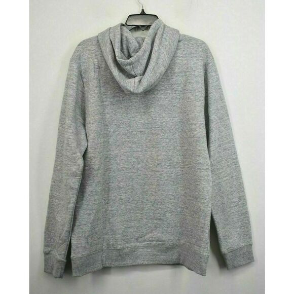 Volcom A4101919 Mens Sz M Gray Fleece Kangaroo Pocket Pullover Hooded Sweatshirt - Picture 2 of 7